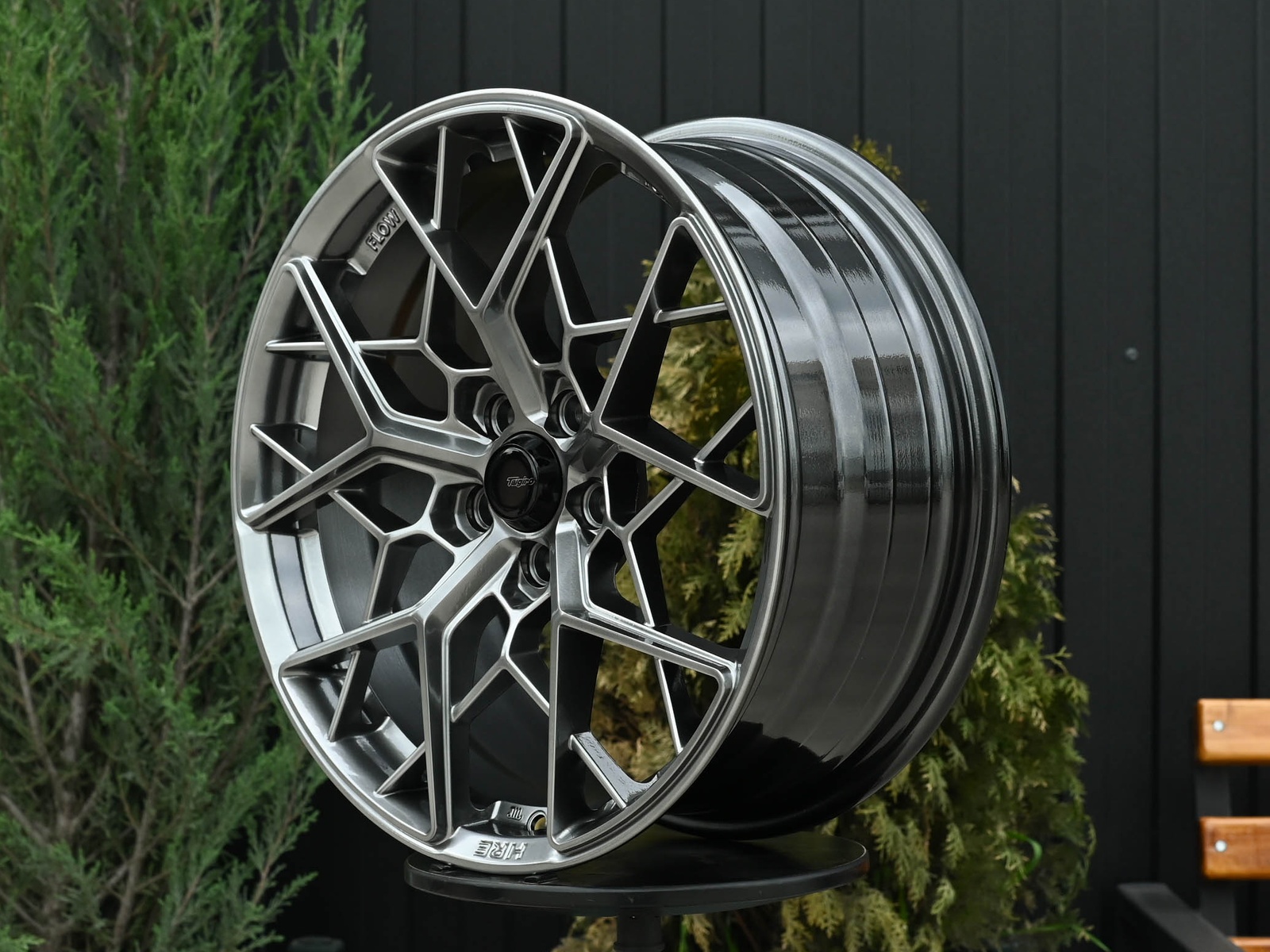 R16 HRE FF10 Стиль 6.5J ET38 5*100 Темный хром