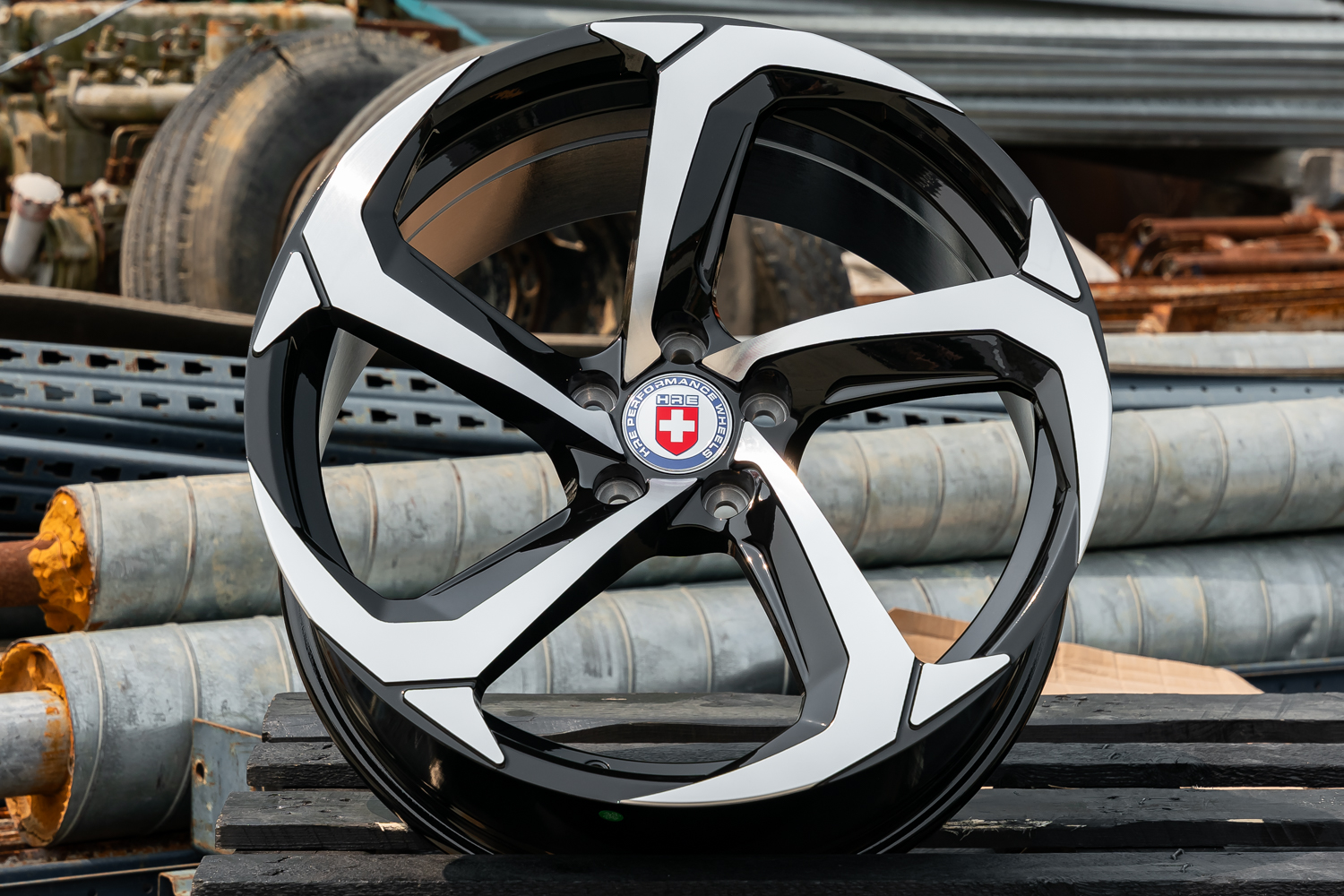 NEW! Комплект дисков HRE FF5 R18 8.0j ET35 5*114.3 (B201) NN