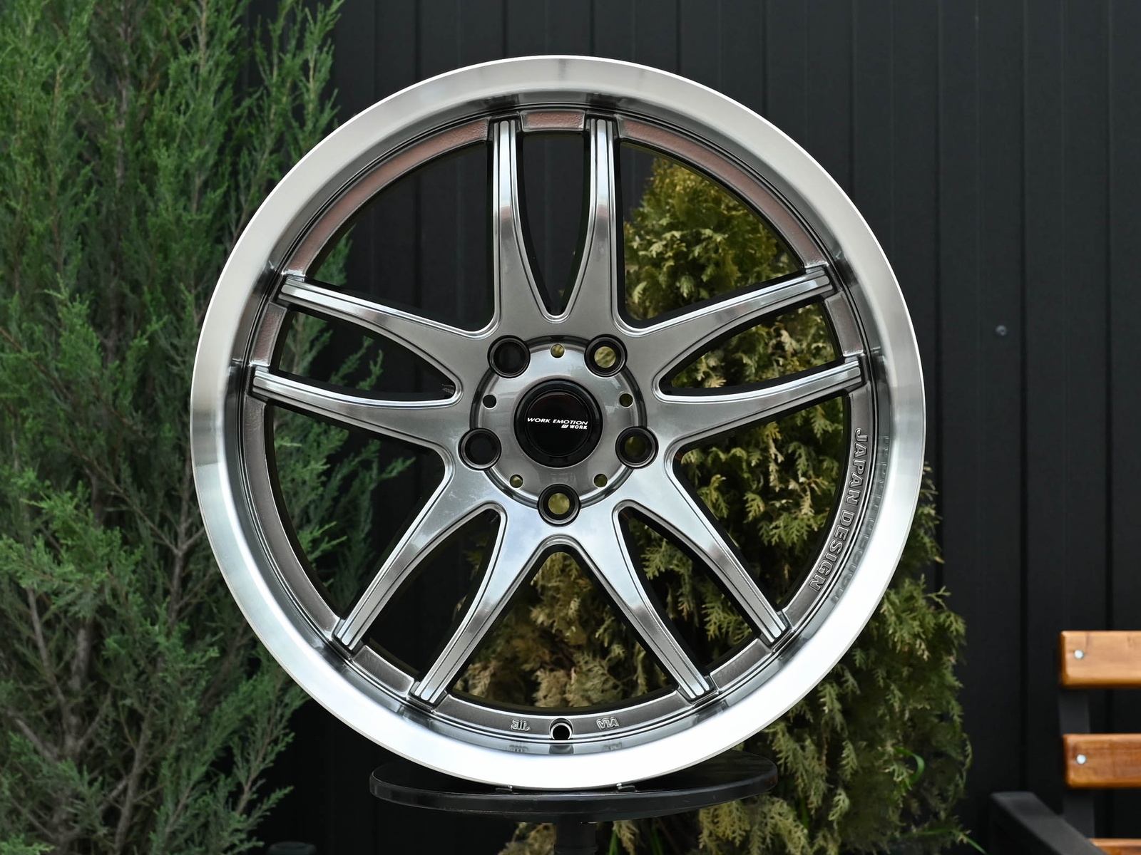 R18 Work Emotion CR2P Стиль 8.5J ET30 5*114.3 Темный хром