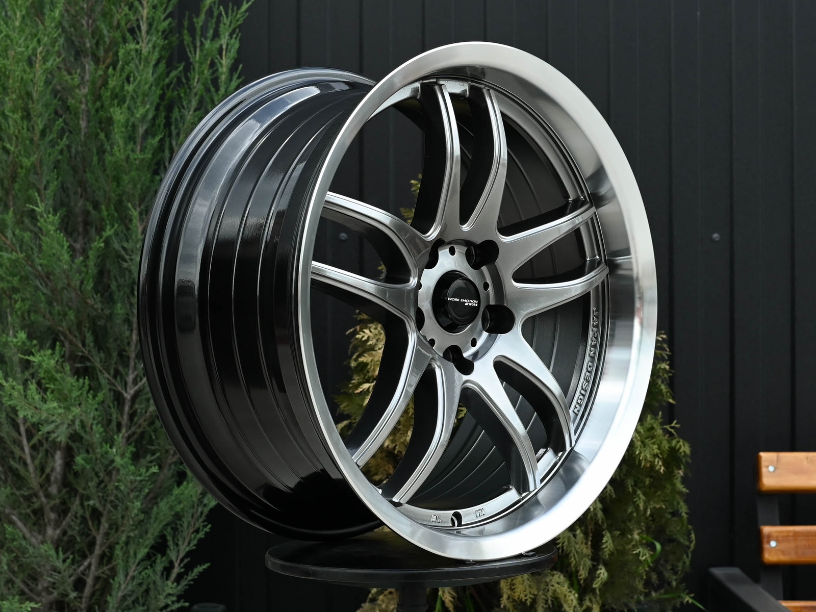R18 Work Emotion CR2P Стиль 8.5J ET30 5*114.3 Темный хром