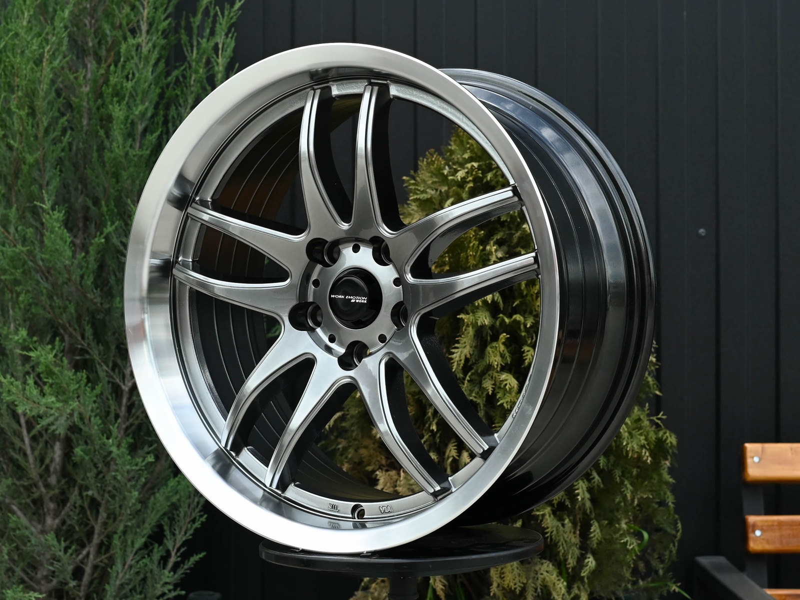 R18 Work Emotion CR2P Стиль 8.5J ET30 5*114.3 Темный хром