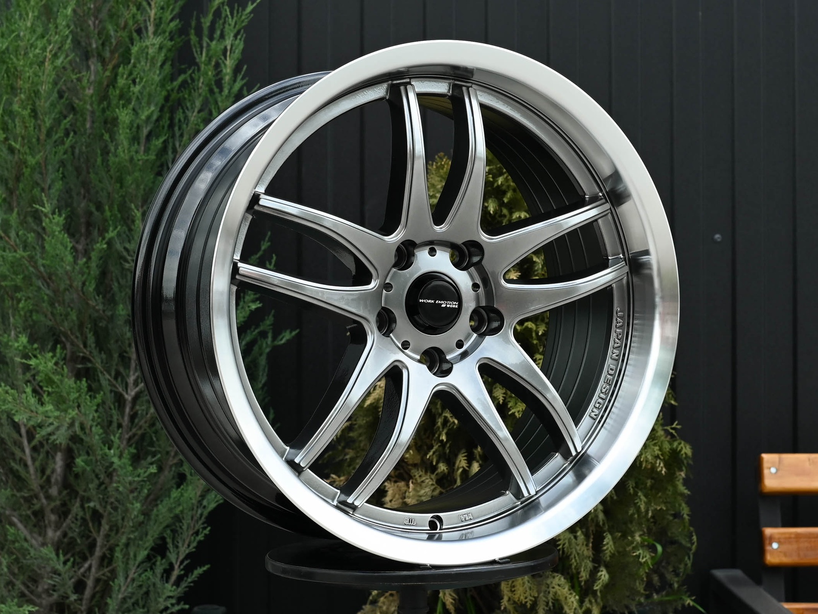 R18 Work Emotion CR2P Стиль 8.5J ET30 5*114.3 Темный хром