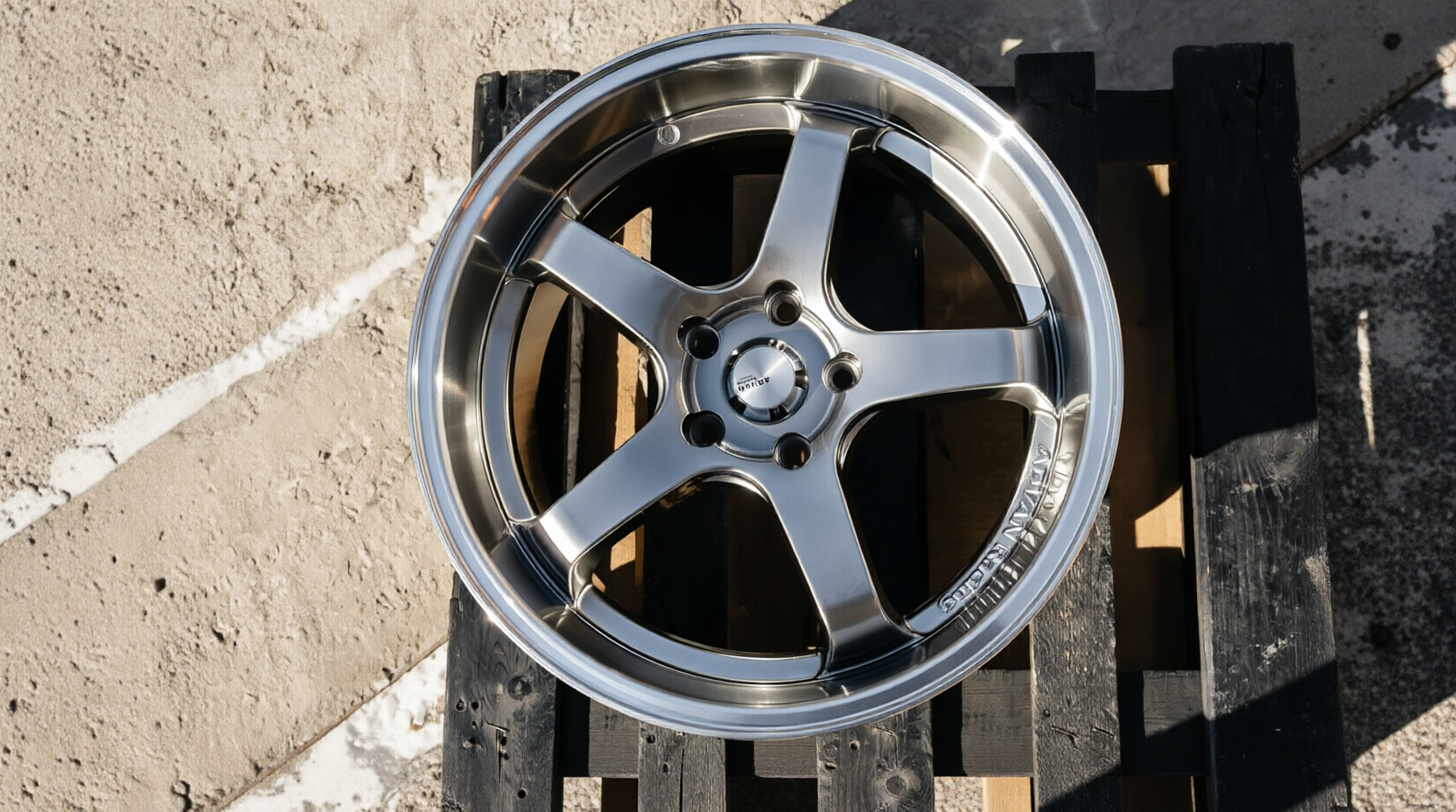 NEW! Комплект Style Advan GT R18 9.0j ET35 5*114.3 (E068) NN