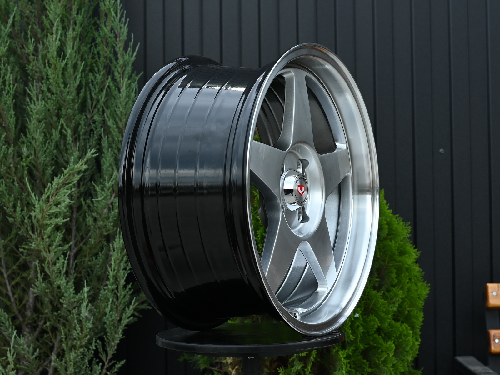 R16 Taigiro EVO 7.5 ET30 4*100 Темный хром