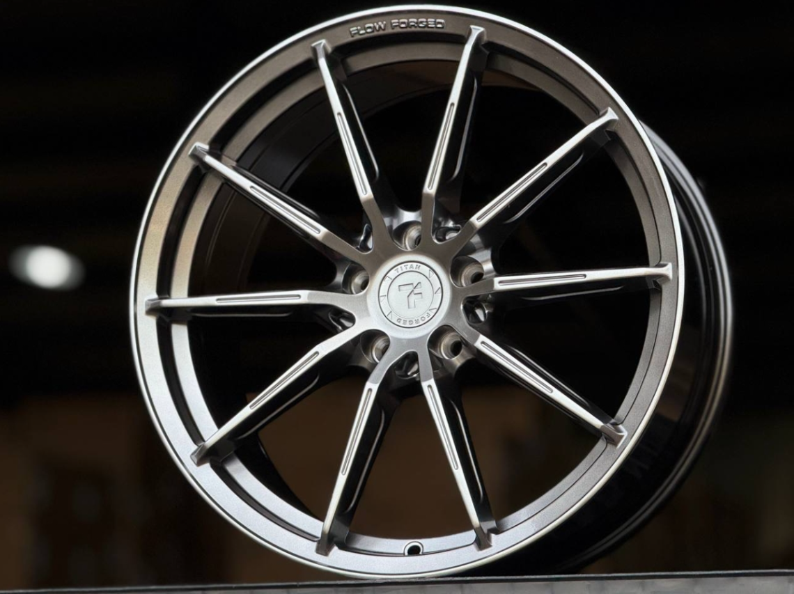 Литые диски FLOW FORMING TITAN FORGED TF34 9834 19, 5x114.3, HYPER BLACK (ET: 35, DIA: 73.1, W: 8.5)