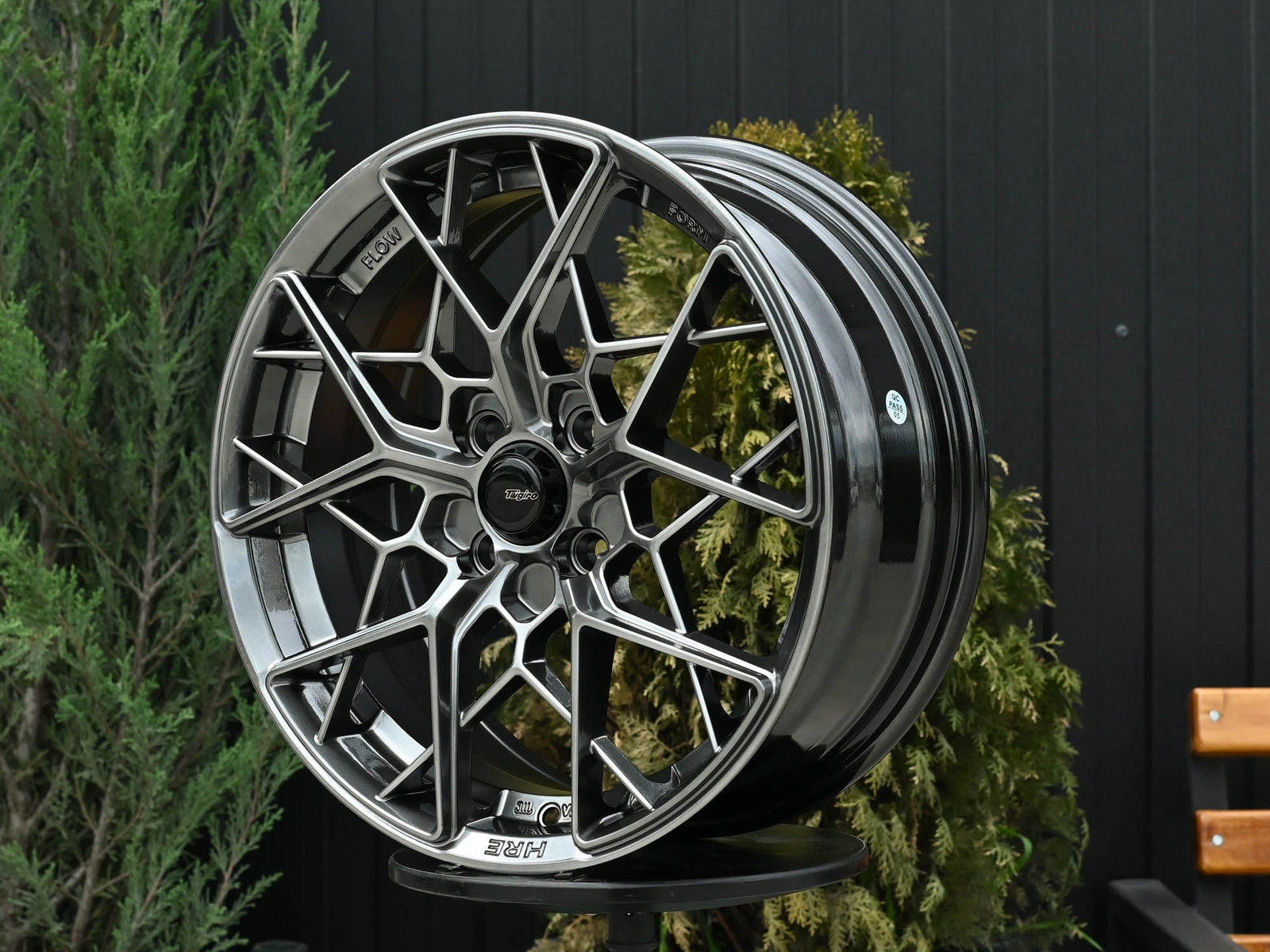 R16 HRE FF10 Стиль 6.5J ET38 4*100 Темный хром