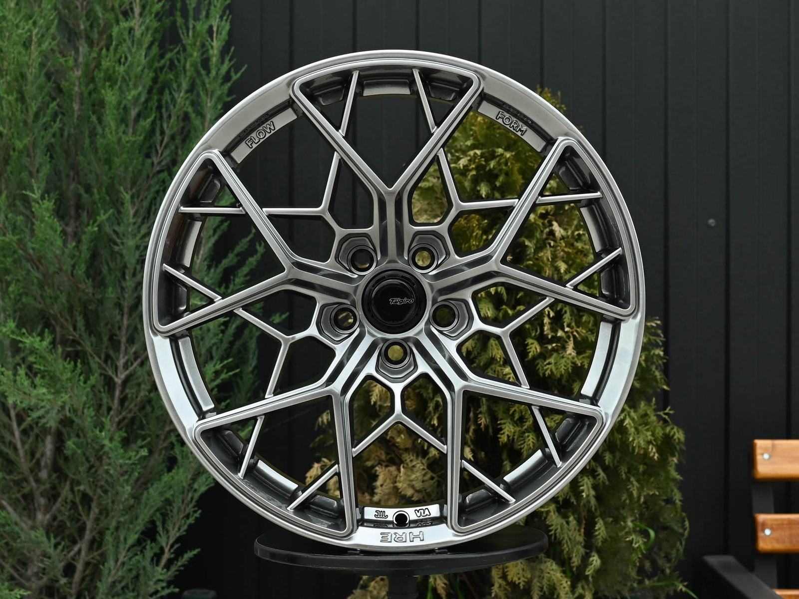 R17 HRE FF10 Стиль 7.5J ET38 5*100 Темный хром