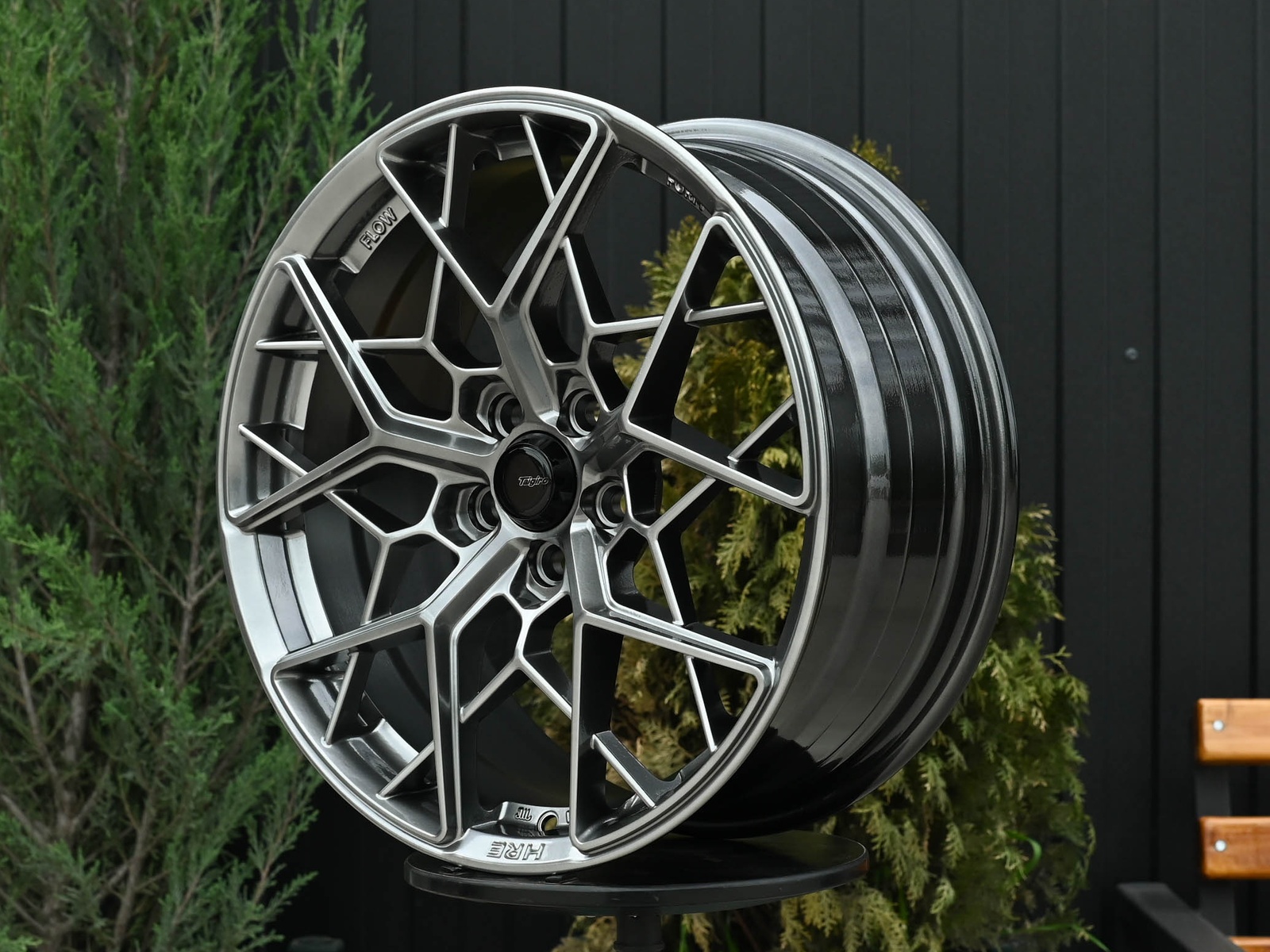 R17 HRE FF10 Стиль 7.5J ET38 5*100 Темный хром