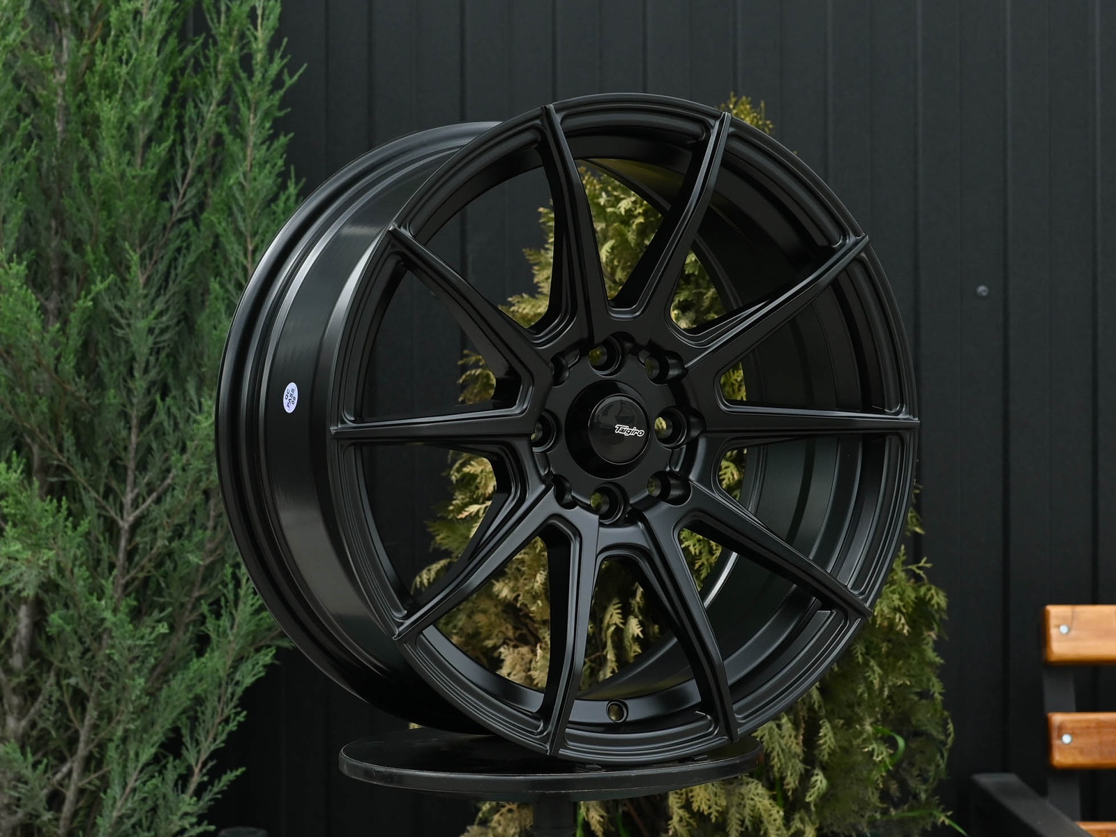 R16 Taigiro Spider 7.0J ET35 4*100/114.3 Черный