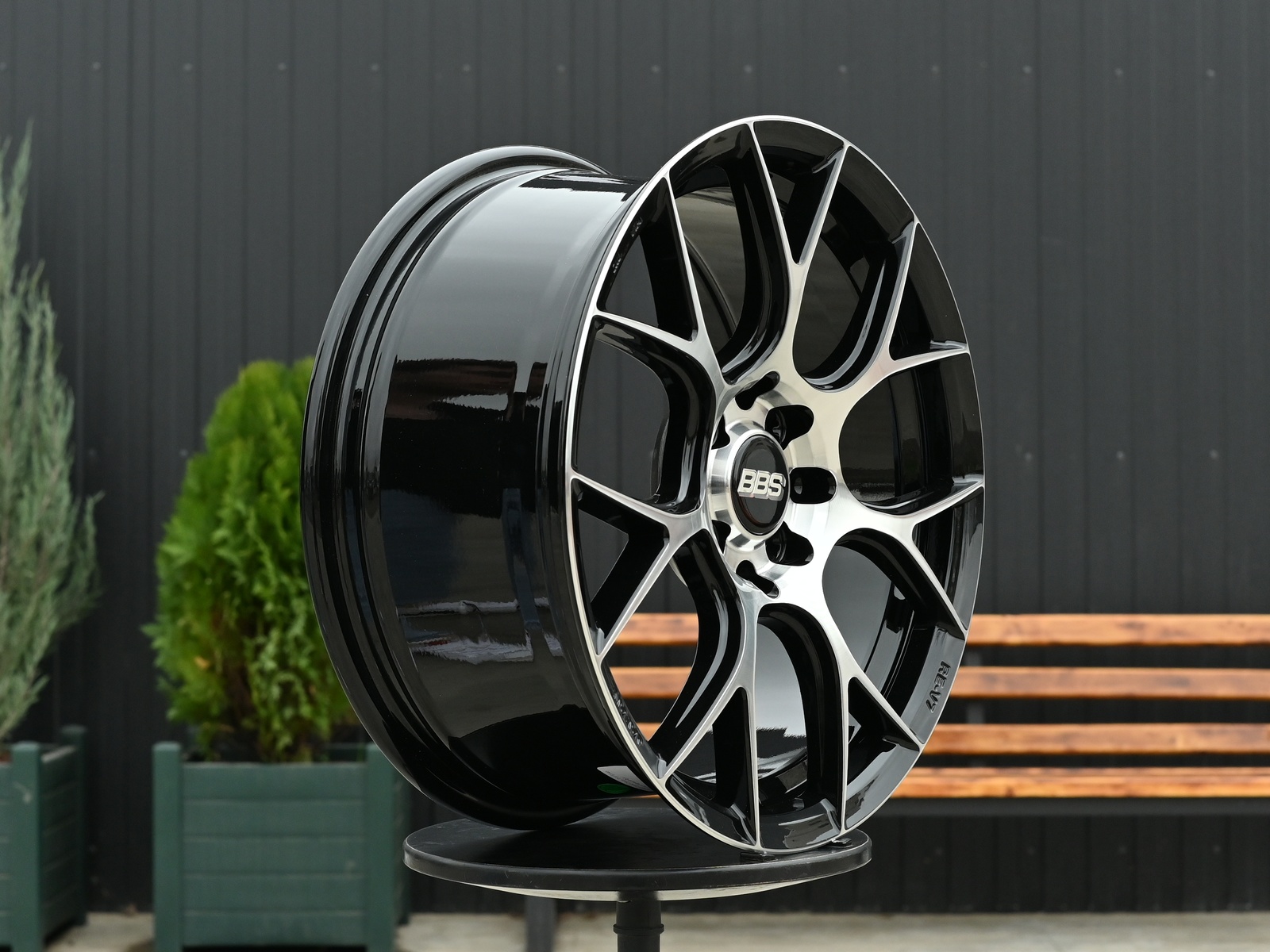 R16 BBS CH-R Стиль 7.0J ET40 4*100/114.3 Черный ФЗ