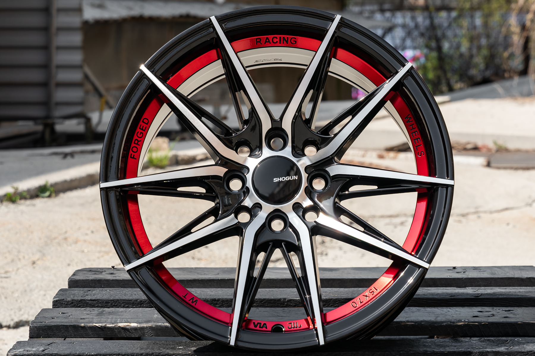 NEW! Комплект дисков Shogun RF-X R15 7.0j ET35 4*100/4*114.3 (S213)